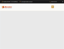 Tablet Screenshot of meubles-mourey.fr